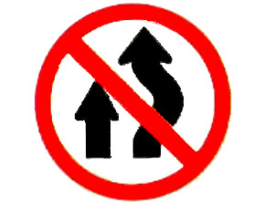 Ovetaking Sign