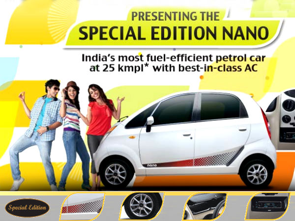 tata launches special edition nano tata launches special edition nano