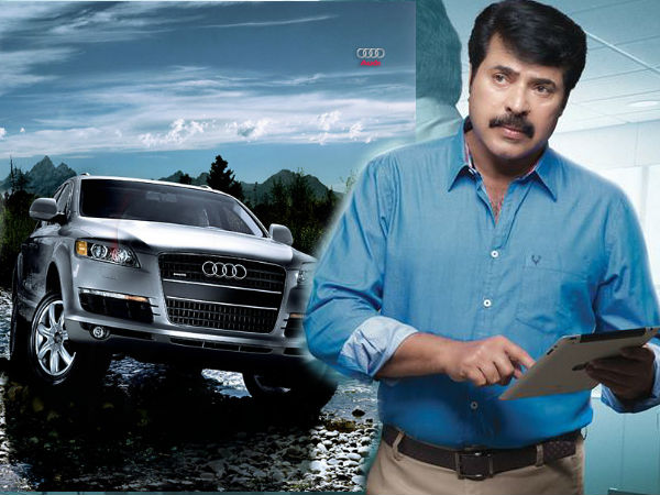 മമ്മൂക്കയുടെ ഓഡി ക്യൂ7