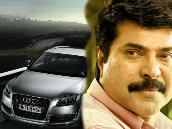 മമ്മൂക്കയും ഓഡി ക്യു7