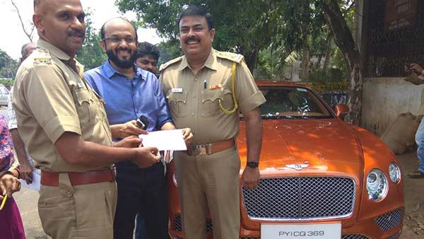 നടപടി ശക്തം; ബെന്റ്ലി കോണ്ടിനന്റല് ജിടിക്ക് അറുപതു ലക്ഷം രൂപ നികുതിയടച്ച് ഉടമ!