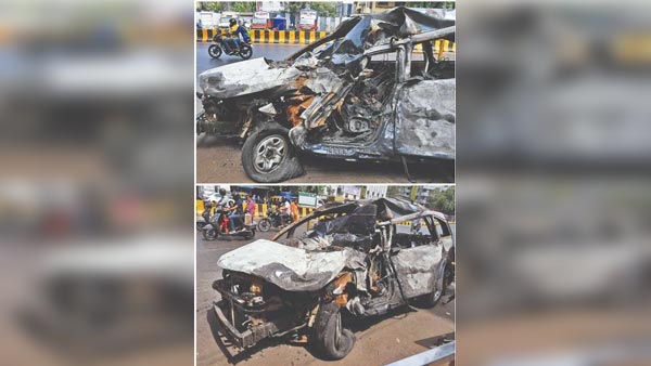 അപകടത്തില് കത്തിയമര്ന്ന് ഹെക്സ എസ്യുവി; രണ്ടു യുവാക്കള് കൊല്ലപ്പെട്ടു!
