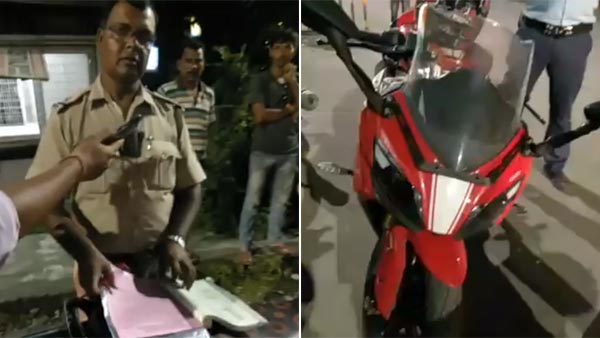 ടിവിഎസ് അപാച്ചെയിലുള്ള ഹെഡ്ലാമ്പ് അനധികൃതം, പറയുന്നത് പൊലീസ്
