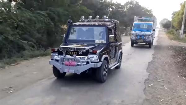 മഹീന്ദ്ര ഥാറാവാന് ശ്രമിച്ച മാരുതി 800 — വീഡിയോ