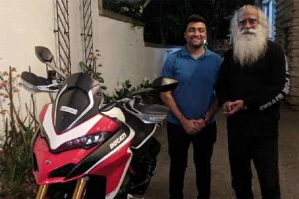 വീണ്ടും ഡ്യുക്കാട്ടി സ്വന്തമാക്കി സദ്ഗരു