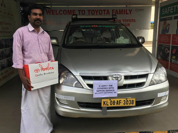 പിന്നിട്ടത് ആറ് ലക്ഷം കിലോമീറ്റര്, ഇപ്പോഴും ഈ ഇന്നോവ കരുത്തന്