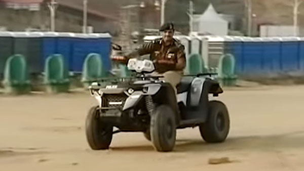 കുംഭമേളയില് പൊലീസിന് കൂട്ടായി എടിവികള്