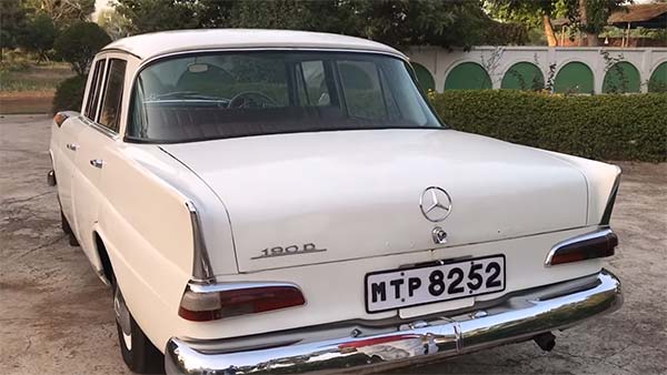 കാണാം ജെആര്ഡി ടാറ്റയുടെ മെര്സിഡീസ് ബെന്സ് 190D — വീഡിയോ