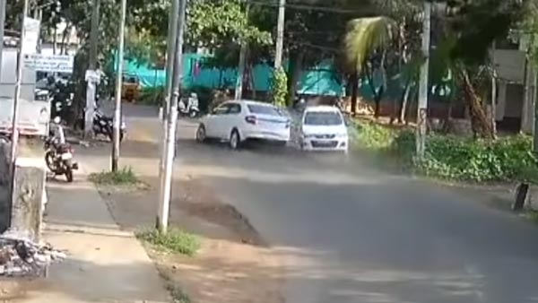 സിനിമാ സ്റ്റൈലിൽ പൊലീസിന്റെ കാർ ചേസ് — വീഡിയോ വൈറൽ
