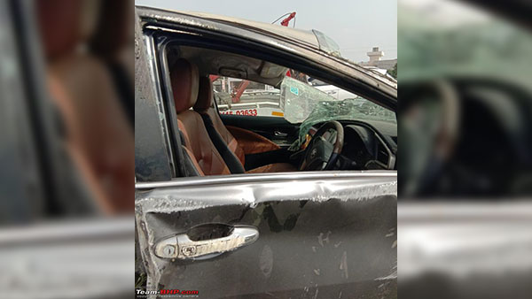 മലക്കം മറിഞ്ഞിട്ടും എയർബാഗ് പുറത്തുവരാതെ ഇന്നോവ