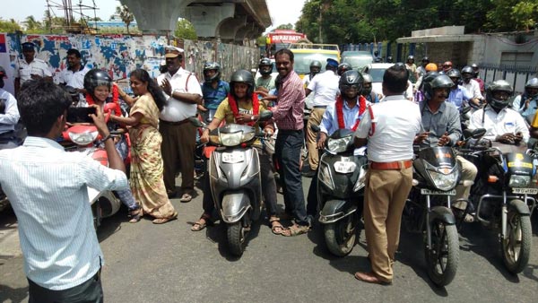 ഇരുചക്ര വാഹനങ്ങളുടെ എണ്ണത്തില് രാജ്യത്ത് ചെന്നൈ പട്ടണം മൂന്നാമത്