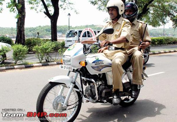 ഇന്ത്യൻ പൊലീസ് സേനയിലെ ഇരുചക്രവാഹനങ്ങൾ