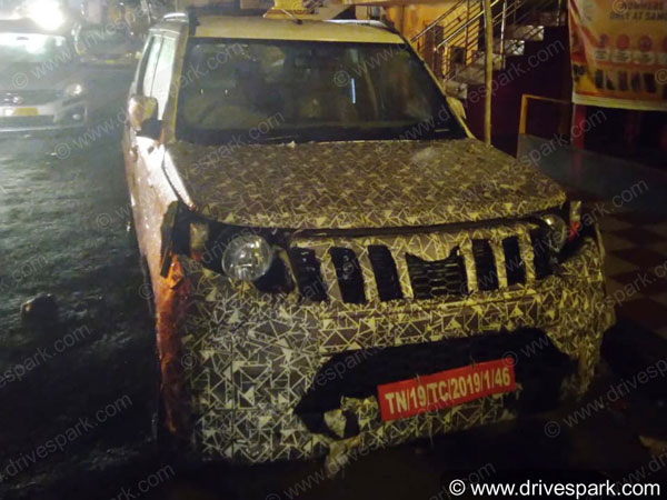 മഹീന്ദ്ര TUV300 പ്ലസ്സിന്റെ പരീക്ഷണ ചിത്രങ്ങള് പുറത്ത്