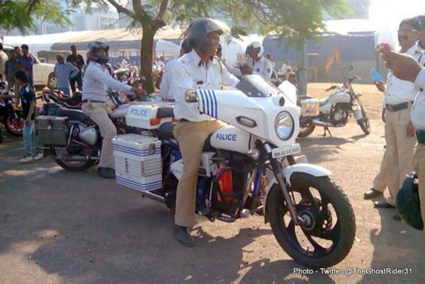 ഇന്ത്യൻ പൊലീസ് സേനയിലെ ഇരുചക്രവാഹനങ്ങൾ