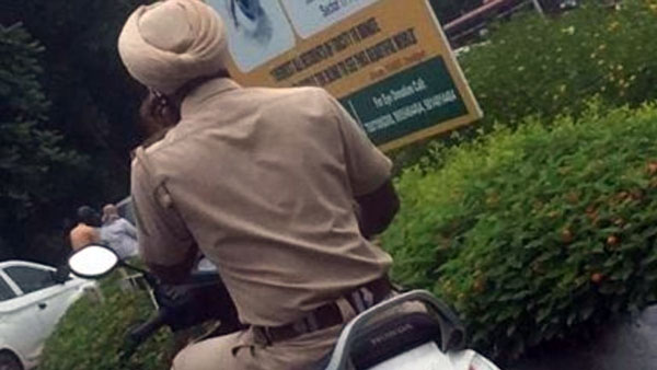 പുതിയ നിയമത്തില് പിടിവിണ് പൊലീസ് ഉദ്യോഗസ്ഥന്