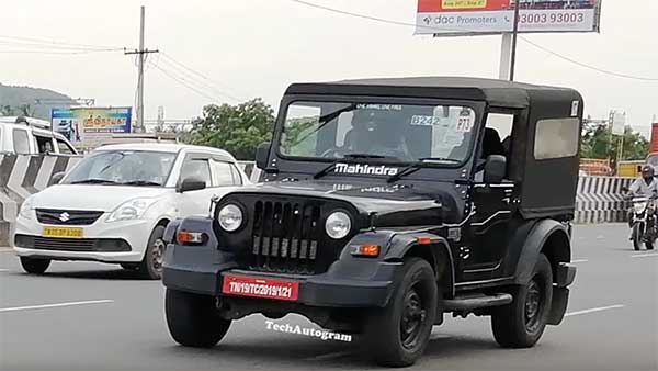 മഹീന്ദ്ര ഥാർ ബിഎസ്-VI പതിപ്പിന്റെ പരീക്ഷണ ചിത്രങ്ങൾ പുറത്ത്