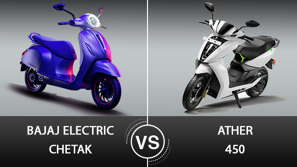 ബജാജ് ഇലക്ട്രിക്ക് ചേതക് VS ഏഥർ 450 ; ഒരു താരതമ്യം