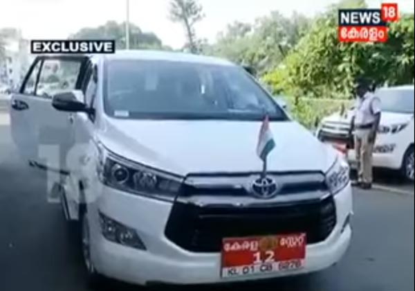 ട്രാഫിക്ക് നിയമങ്ങൾ കാറ്റിൽ പറത്തി മന്ത്രി വാഹനങ്ങൾ