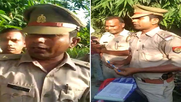 നിയമം എല്ലാവർക്കും ഒന്നു തന്നെ; പൊലീസ് ഉദ്യോഗസ്ഥനും കിട്ടി ജനങ്ങളുടെ വക പിഴ