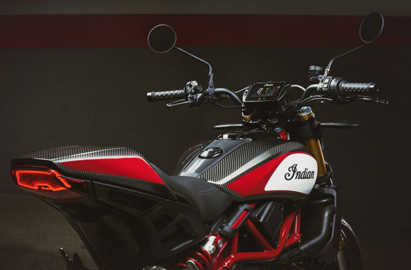 FTR കാർബൺ വെളിപ്പെടുത്തി ഇന്ത്യൻ, പ്രചോദനം F750 ഫ്ലാറ്റ് ട്രാക്കറിൽ നിന്ന്
