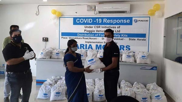 കൊവിഡ്-19; ഓട്ടോറിക്ഷ ഡ്രൈവര്മാരുടെ കുടുംബങ്ങള്ക്ക് 11,000 ലധികം റേഷന് കിറ്റുകളുമായി പിയാജിയോ
