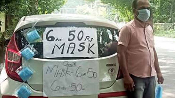 ലോക്ക്ഡൗണില് ജീവിതം ലോക്കായി; ഉപജീവനത്തിനായി മാസ്ക് വിറ്റ് ടാക്സി ഡ്രൈവര്