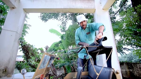 സമൂഹ മാധ്യമങ്ങളിൽ ഹിറ്റായി ലൂസിഫർ മാതൃകയിൽ നിർമ്മിച്ച കുഞ്ഞൻ നെടുംമ്പള്ളി ജീപ്പ്