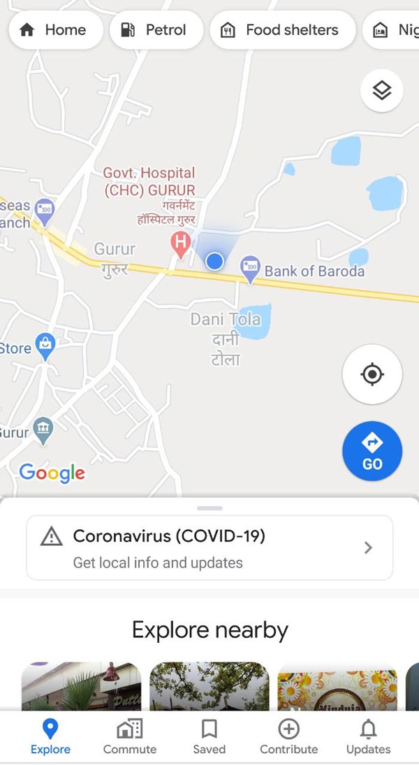കൊവിഡ്-19 ഫീച്ചറുകൾ അവതരിപ്പിച്ച് ഗൂഗിൾ മാപ്പ്