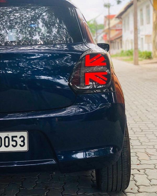 മിനി കൂപ്പർ മോഡൽ ടെയിൽലാമ്പുകളിൽ തിളങ്ങി മാരുതി സ്വിഫ്റ്റ്