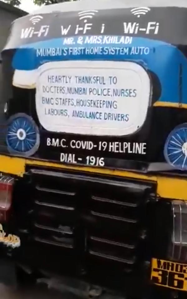 വാഷ്ബേസനും സാനിറ്റൈസറുമായി മുംബൈയിൽ ഹിറ്റായി ഹോം സിസ്റ്റം ഓട്ടോ