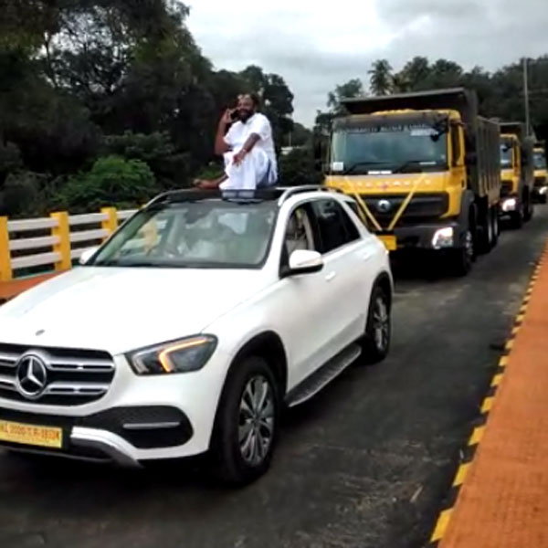 ട്രക്ക് റാലി; ഇടുക്കിയിലെ വിവാദ വ്യവാസായിയുടെ അടുത്ത പൊല്ലാപ്പ്