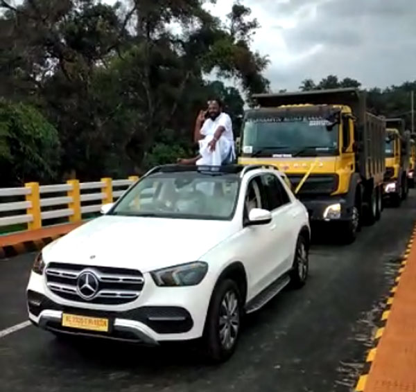 ട്രക്ക് റാലി; ഇടുക്കിയിലെ വിവാദ വ്യവാസായിയുടെ അടുത്ത പൊല്ലാപ്പ്