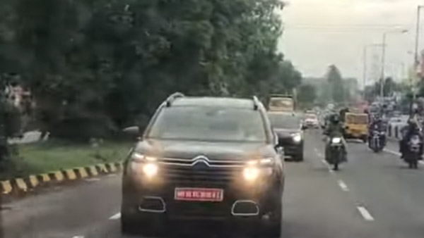 പരീക്ഷണയോട്ടം നടത്തി സിട്രണ് C5 എയര്ക്രോസ് എസ്യുവി; സ്പൈ ചിത്രങ്ങള്