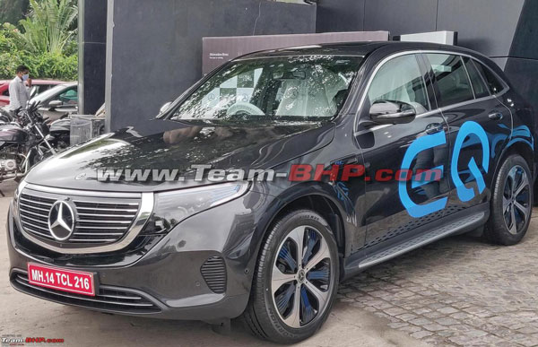 മെര്സിഡീസ് EQC 400 ഇലക്ട്രിക് എസ്യുവി ഡീലര്ഷിപ്പുകളില് എത്തി; സ്പൈ ചിത്രങ്ങള്