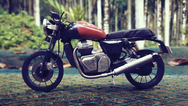റോയല് എന്ഫീല്ഡ് ഇന്റര്സെപ്റ്റര് 650 മിനിയേച്ചര് വൈറലാകുന്നു; വീഡിയോ