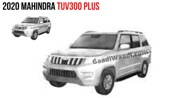 മഹീന്ദ്ര TUV300 പ്ലസ് പേറ്റന്റ് ചിത്രങ്ങള് പുറത്ത്; കൂടുതല് വിശദംശങ്ങള് അറിയാം
