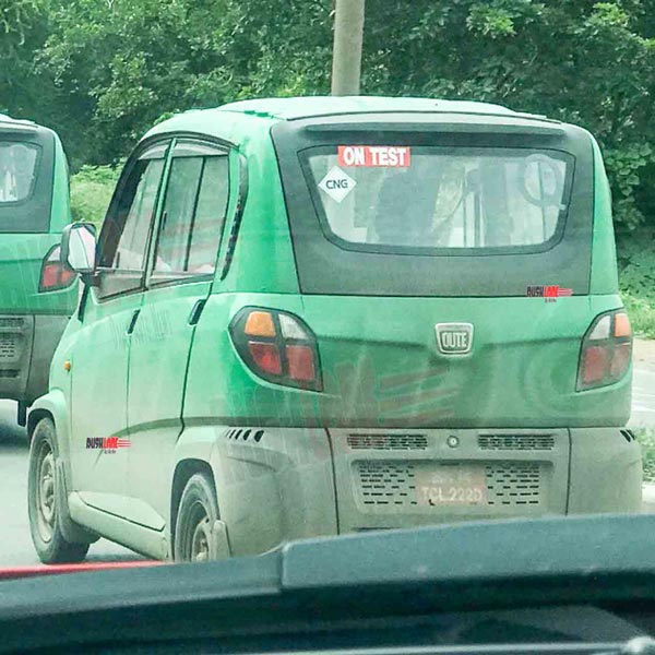 പരീക്ഷണയോട്ടം നടത്തി ബജാജ് ക്യൂട്ട് ബിഎസ് VI സിഎന്ജി; സ്പൈ ചിത്രങ്ങള്