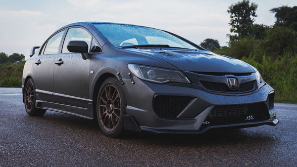 കണ്ണഞ്ചിപ്പിക്കുന്ന 450 bhp കരുത്തുമായി കസ്റ്റമൈസ്ഡ് ഹോണ്ട സിവിക്