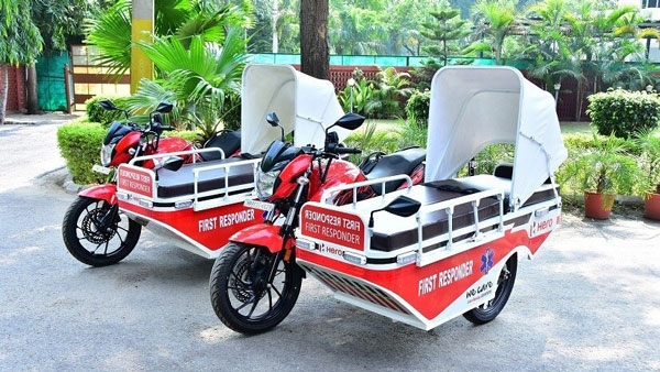 ഫസ്റ്റ് റെസ്പോണ്ടര് വാഹനമായി നാല് എക്സ്ട്രീം 200R വാഹനങ്ങള് കൈമാറി ഹീറോ