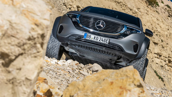 ECQ 4×4² സ്ക്വയർഡ് ഇലക്ട്രിക് ഓഫ്-റോഡ് കൺസെപ്റ്റ് അവതരിപ്പിച്ച് മെർസിഡീസ്