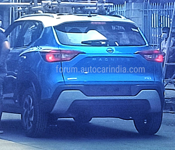 പരസ്യ ചിത്രീകരണത്തിനിടെ മറകളില്ലാതെ ക്യാമറയിൽ പെട്ട് നിസ്സാൻ മാഗ്നൈറ്റ്