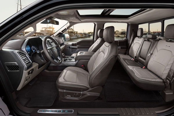 F-150 പിക്കപ്പ് ട്രക്കിലെ മാക്സ് റെക്ലൈൻ സീറ്റുകൾക്ക് പേറ്റൻഡ് നേടി ഫോർഡ്