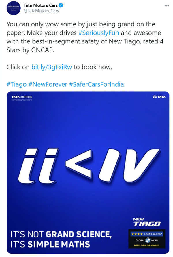 ഹ്യുണ്ടായി i10 നിയോസിനെയും ട്രോളി ടാറ്റ മോട്ടോർസ്
