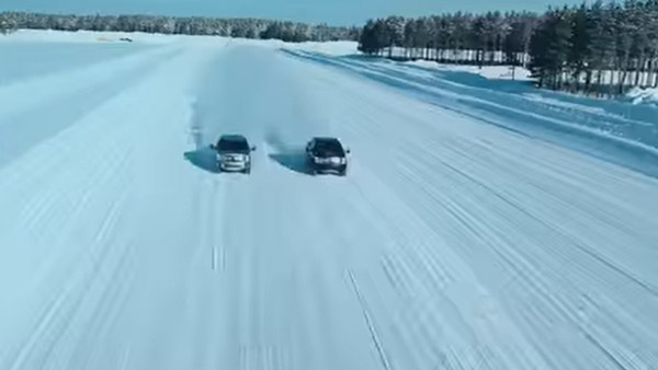 മഞ്ഞില് പരീക്ഷണയോട്ടം നടത്തി ഫോര്ഡ് F-150 പിക്കപ്പ് ട്രക്ക്; വീഡിയോ