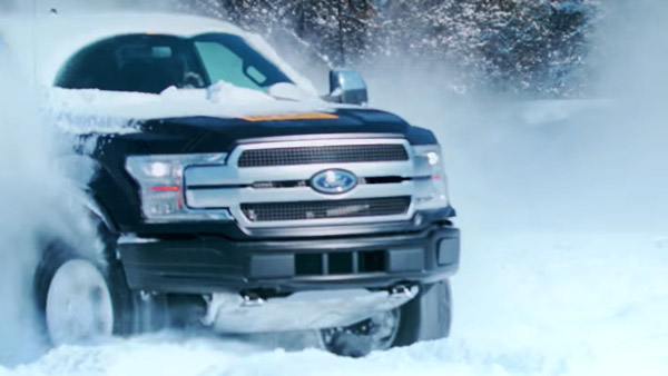 മഞ്ഞില് പരീക്ഷണയോട്ടം നടത്തി ഫോര്ഡ് F-150 പിക്കപ്പ് ട്രക്ക്; വീഡിയോ