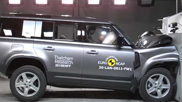 NCAP ക്രാഷ്ടെസ്റ്റിൽ ഫൈവ്സ്റ്റാർ റേറ്റിംഗ് നേടി ലാൻഡ് റോവർ ഡിഫെൻഡർ