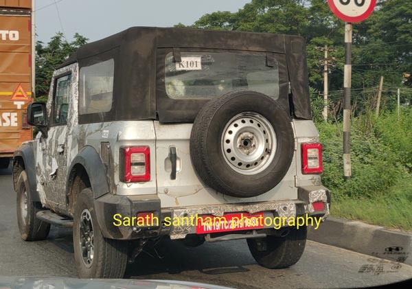 പുതിയ കളര് ഓപ്ഷനില് ഥാറിന്റെ പരീക്ഷണയോട്ടം; അരങ്ങേറ്റം ഉടന്