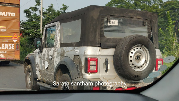 പുതിയ കളര് ഓപ്ഷനില് ഥാറിന്റെ പരീക്ഷണയോട്ടം; അരങ്ങേറ്റം ഉടന്