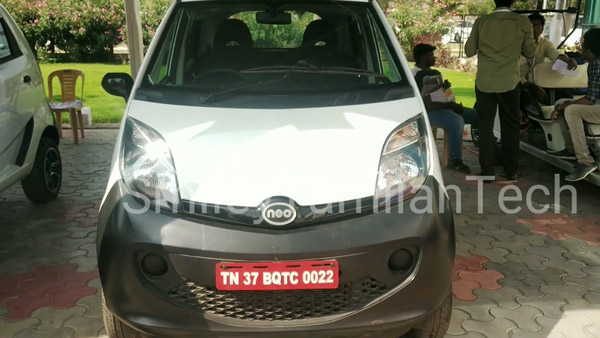 ഇലക്ട്രിക് പരിവേഷമണിയാൻ ടാറ്റ നാനോ; ആദ്യ പരീക്ഷണ ചിത്രങ്ങൾ പുറത്ത്