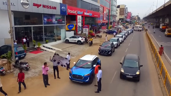 ആവേശമുണര്ത്തി മാഗ്നൈറ്റിന്റെ ഡെലിവറി; ഒറ്റ ദിവസം നിരത്തിലെത്തിച്ചത് 100 യൂണിറ്റുകള്